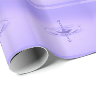 Lila Wasserfall Reflexion Limitlose Liebe des Ozea Geschenkpapier