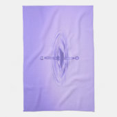 Lila Wasserfall Reflexion Limitlose Liebe des Ozea Handtuch (Vertikal)