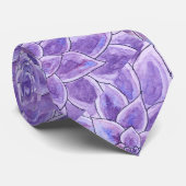 Lila Wasserfarbe Echeveria Krawatte (Gerollt)