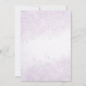 Lila Wasserfarbe im Haushalt 16 Einladung (Rückseite)