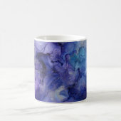 Lila Wasserfarbe Kaffeetasse (Mittel)