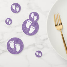 Lila Wasserfarbe Kinderdusche Printwerbung