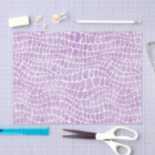Lila Wasserfarbe Krokodile Haut Seidenpapier (Handwerk)
