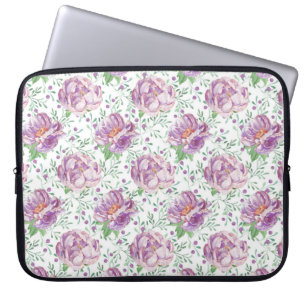 lila Wasserfarbe Laptopschutzhülle