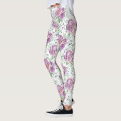 lila Wasserfarbe Leggings (Links)