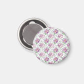 lila Wasserfarbe Magnet (Vorderseite/Rückseite)