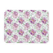 lila Wasserfarbe Magnet (Horizontal)
