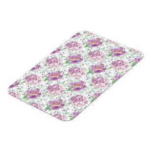 lila Wasserfarbe Magnet