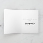 Lila Wasserfarbe Mandala Happy Birthday Card Karte (Innenseite)