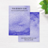 Lila Wasserfarbe Mandala Ohrensichtkarten (Schreibtisch)