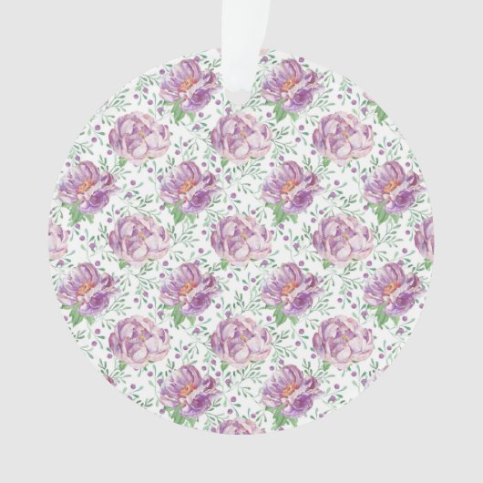 lila Wasserfarbe Ornament (Vorderseite)