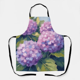 Lila Wasserfarbe Schürze