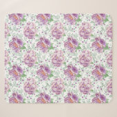 lila Wasserfarbe Sherpadecke (Vorderseite (Horizontal))