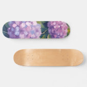Lila Wasserfarbe Skateboard (Horizontal)