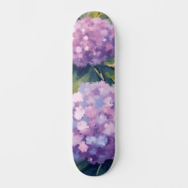 Lila Wasserfarbe Skateboard