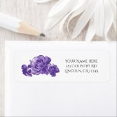 Lila Wasserfarbe Vintage Rose Hochzeit (Insitu)