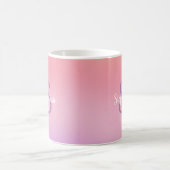 Lila Wasserfarben Kaffeetasse (Mittel)