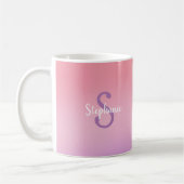 Lila Wasserfarben Kaffeetasse (Links)
