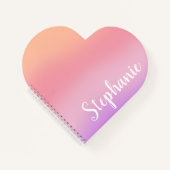 Lila Wasserfarben Notizblock (Vorderseite)