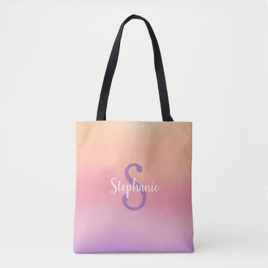 Lila Wasserfarben Tasche (Vorderseite)