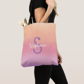 Lila Wasserfarben Tasche (Von Nahem)