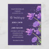 Lila Wasserfarbenpracht (Vorderseite)