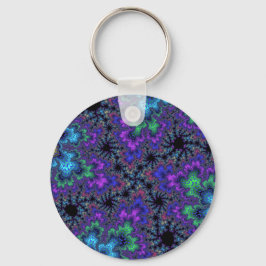 Lila Wasserfarbenspecht Schlüsselanhänger