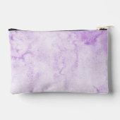 Lila Wasserfarbenspiel Zubehörtasche (Rückseite)