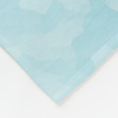 Lila WasserfarbWolf mit Boho Kranz Fleecedecke (Ecke)