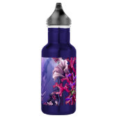 Lila Wasserflasche aus Edelstahl (Rechts)