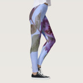 Lila wassergefärbte Leggings (Rechts)