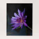 Lila Wasserlilie Jigsaw Puzzle (Vertikal)