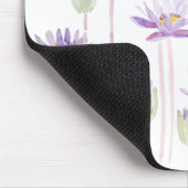 lila Wasserlilie Mousepad (Ecke)
