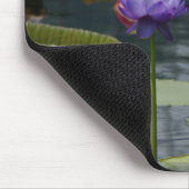 Lila Wasserlilie Mousepad (Ecke)