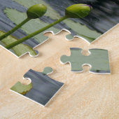 Lila Wasserlilie Puzzle (Seite)