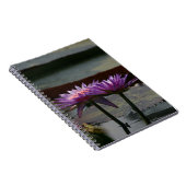 Lila Wasserlilien Lotus Notebook Notizblock (Rechte Seite)