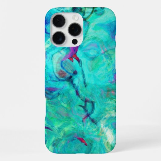 Lila Wassernixe iPhone Hülle (Rückseite)