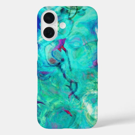 Lila Wasserspritze Case-Mate iPhone Hülle (Rückseite)