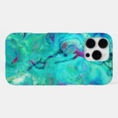 Lila Wasserspritze iPhone Hülle (Rückseite (Horizontal))