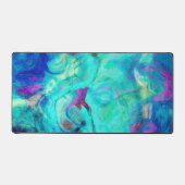 Lila Wasserspritze Schreibtischunterlage (Vorderseite)