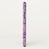 Lila Wassertröpfchen Case-Mate iPhone Hülle (Hinten/Rechts)