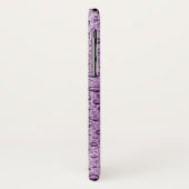 Lila Wassertröpfchen Case-Mate iPhone Hülle (Hinten/Links)