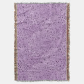 Lila Wassertröpfchen Decke (Vorderseite Vertikal)