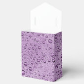 Lila Wassertröpfchen Geschenkschachtel (Geöffnet)