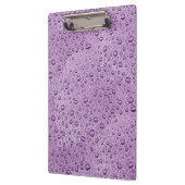 Lila Wassertröpfchen Klemmbrett (Links)