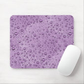 Lila Wassertröpfchen Mousepad (Mit Mouse)
