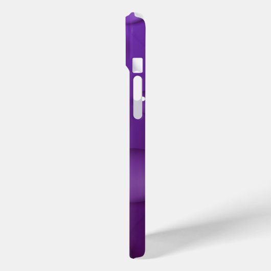 Lila Wassertropfmuster Case-Mate iPhone Hülle (Rückseite / Links)