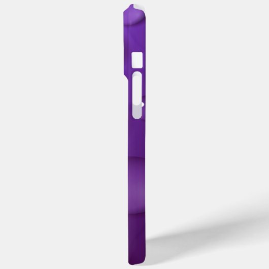 Lila Wassertropfmuster Case-Mate iPhone Hülle (Rückseite / Links)