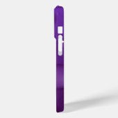 Lila Wassertropfmuster Case-Mate iPhone Hülle (Rückseite / Links)