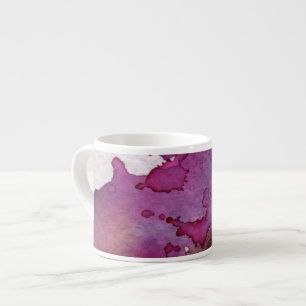 Lila Watercolor-Hintergrund Espressotasse